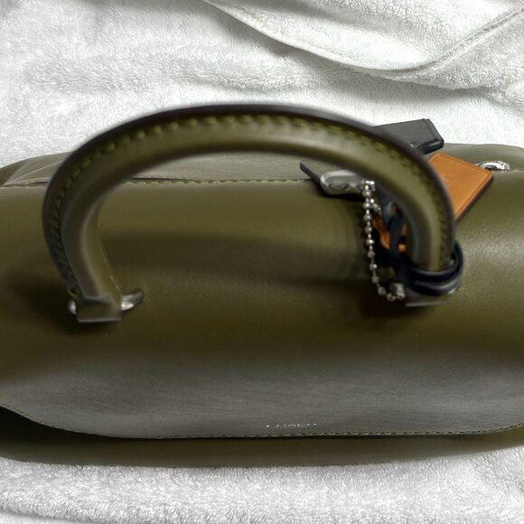 COACH SLOUCHY ROGUE TOP HANDLE BAG OLIVE - VERY RARE - Picture 10 of 16